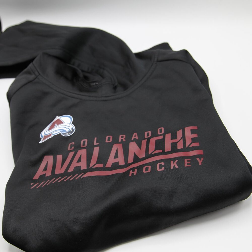 Youth XL NHL Colorado Avalanche Fanatics Branded Authentic Pro Raglan Hoodie